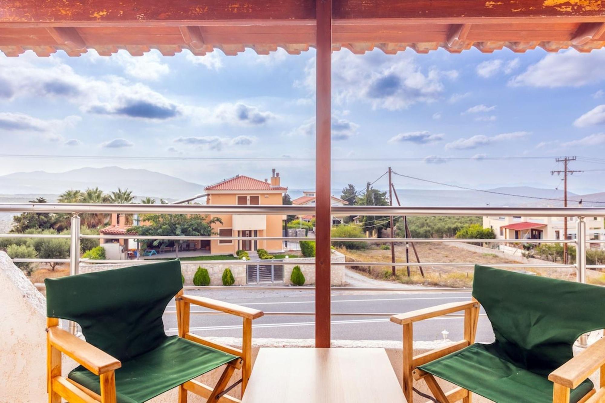 Amazing Villa Chrysanthi With Private Pool In Heraklion Epano Vathia Екстериор снимка