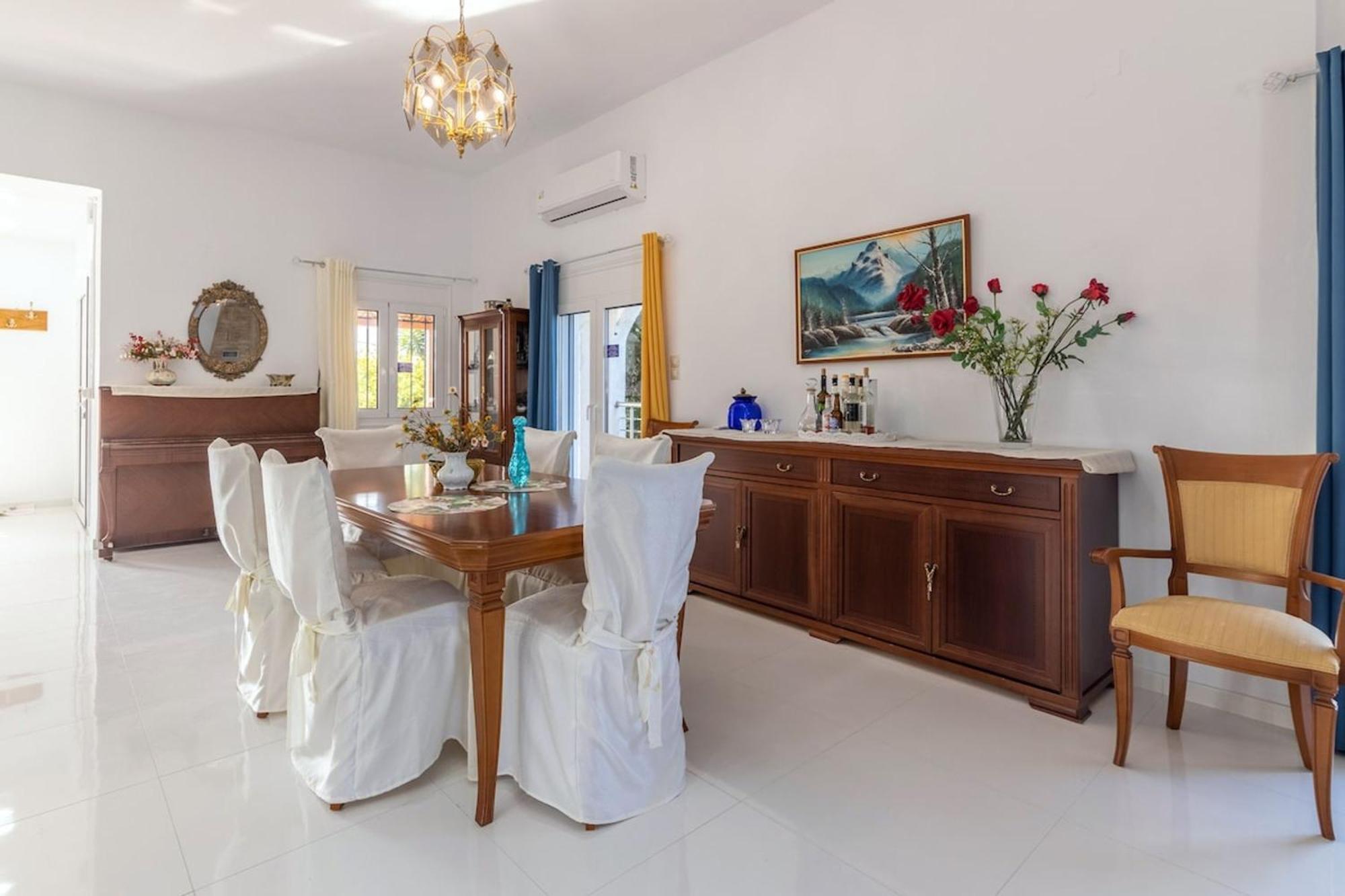 Amazing Villa Chrysanthi With Private Pool In Heraklion Epano Vathia Екстериор снимка